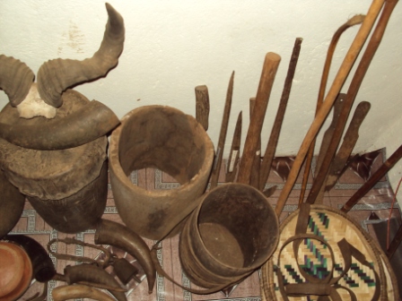 Artefacts at Lari Memorial Peace Museum