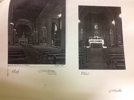 Year 4 listing of changes to the church since 1931