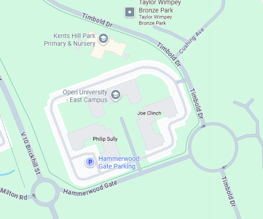Satellite Map of East cmapus
