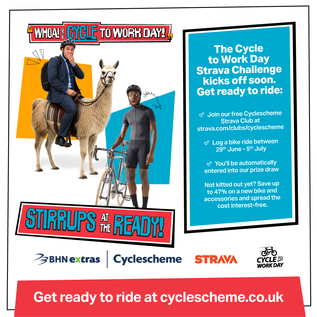 The Cycle to work Day Strava Challenge Poster