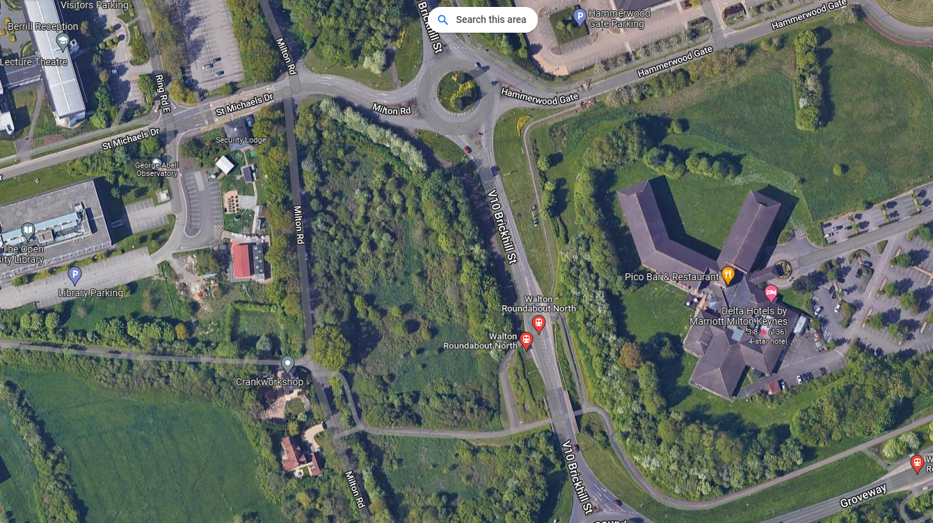 Service 9/9a bus stop whilst road closure