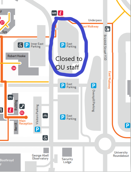 East parking car park information 