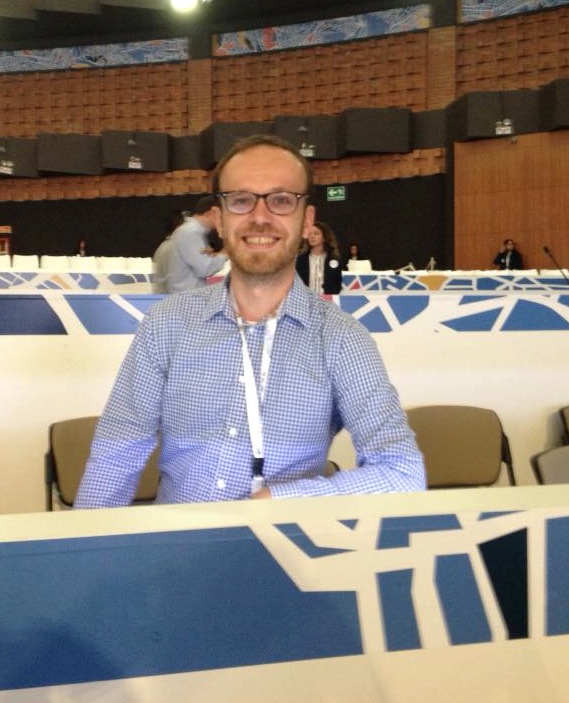 Philipp inside Habitat III venue