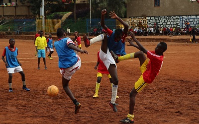 Boys playing football - taken by Jannik Skorna