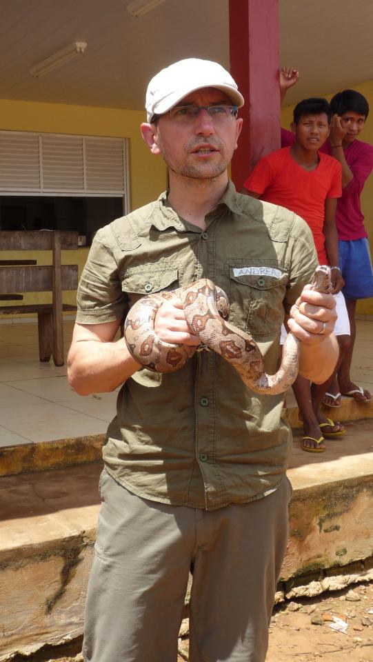 Andrea Berardi, Academic Consultant on the OU-BBC series I Bought a Rainforest, image