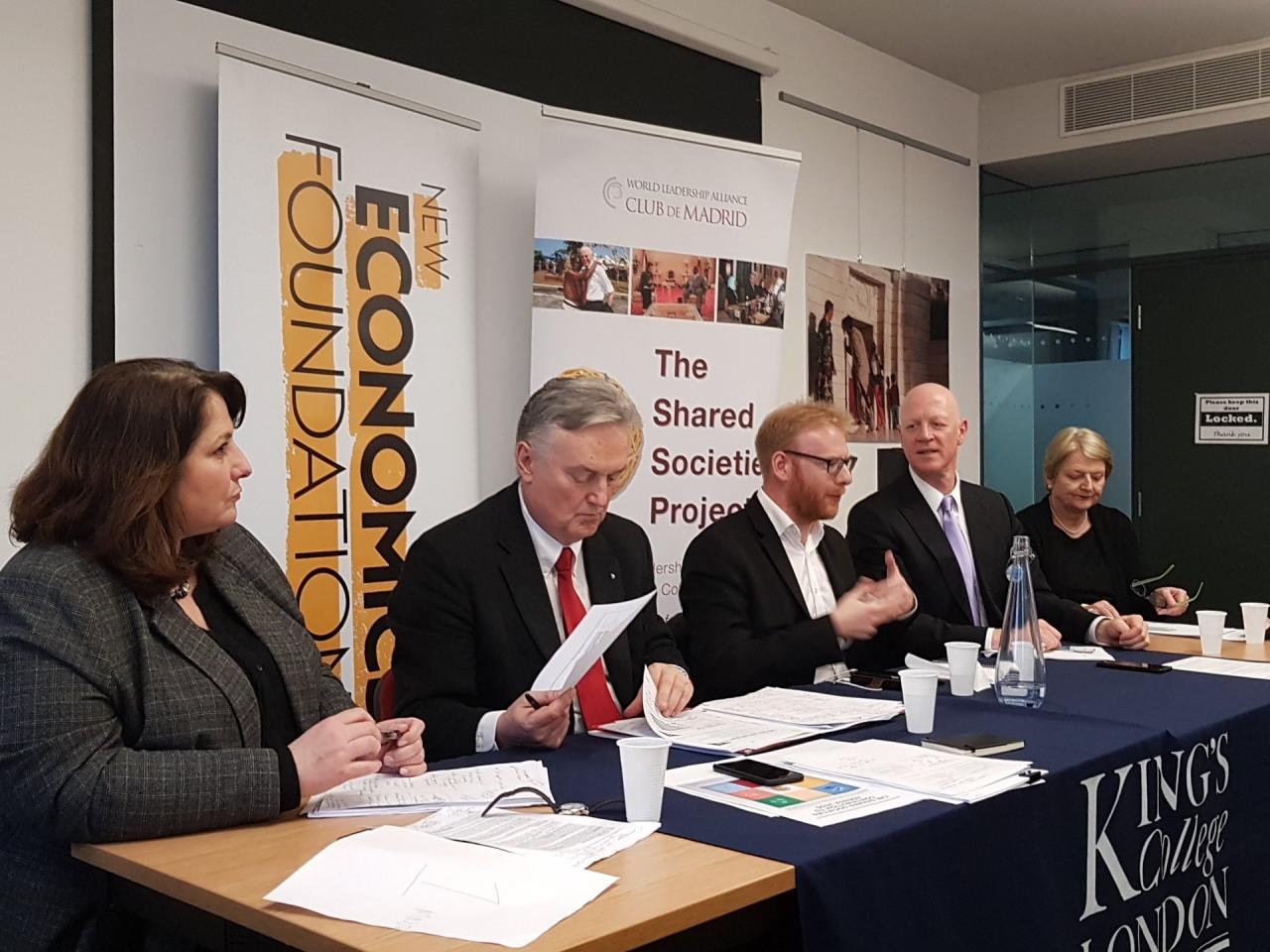 Image of Professor Helen Yanacopulos chairing ASAP panel