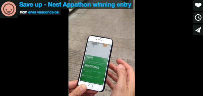 NEST appathon winning entry image