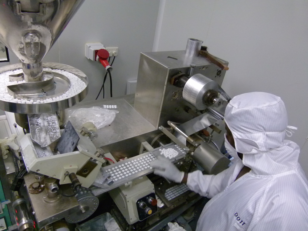 Image of pharmaceutical production