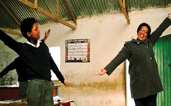 Women teachers in rural sub-Saharan Africa photo