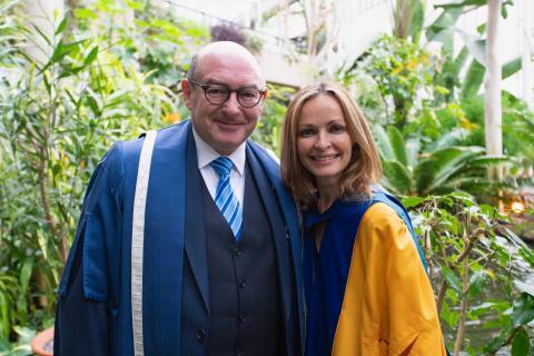 John D'Arcy and Sharon Corr