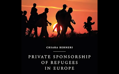 Front cover of the book, 'Private Sponsorship of Refugees in Europe' by Chiara Berneri.