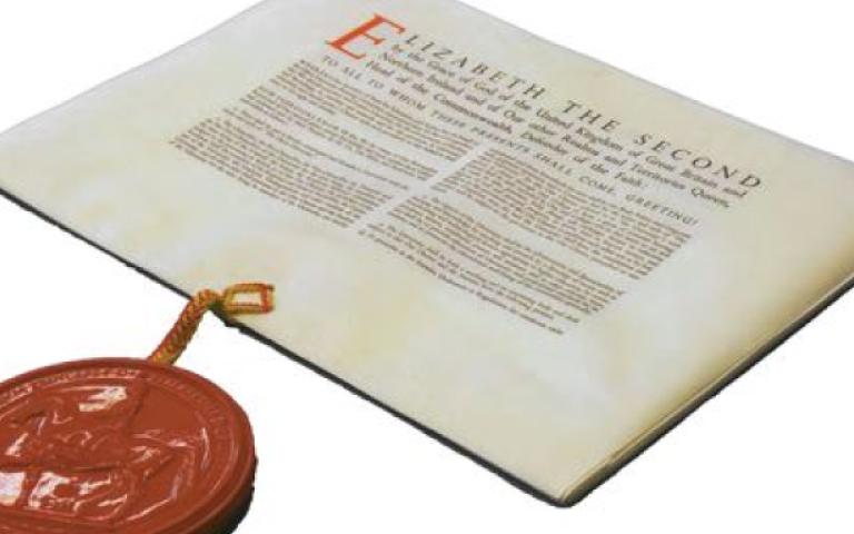 An image of a charter book