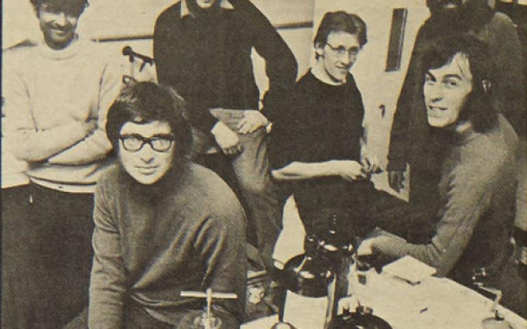 Members of the Brain Research Group from the OU student newspaper Sesame.