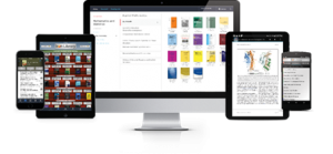 BrowZine shown on different devices