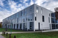 The outside of the Library building in Milton Keynes