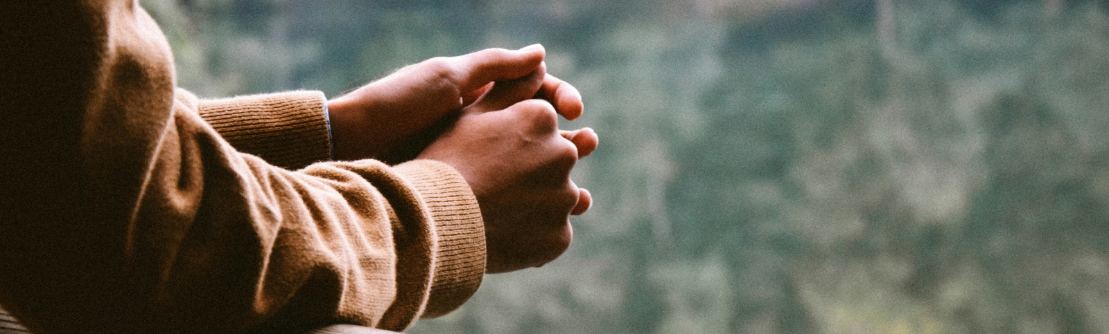 hands folded