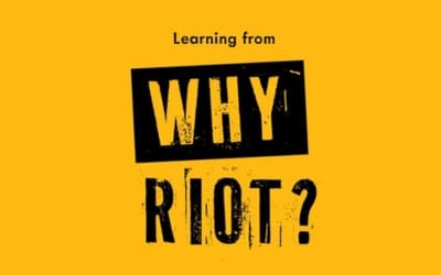 A logo saying, Learning from Why Riot