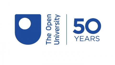 The Open University 50 years logo