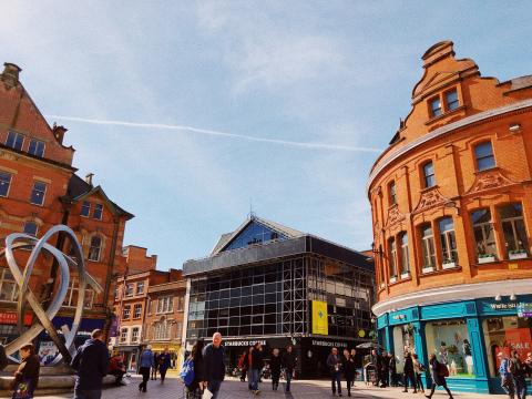 A picture of Cornmarket in Belfast City Centre