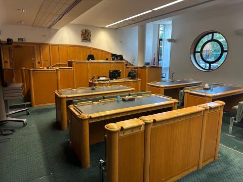 Image of a courtroom