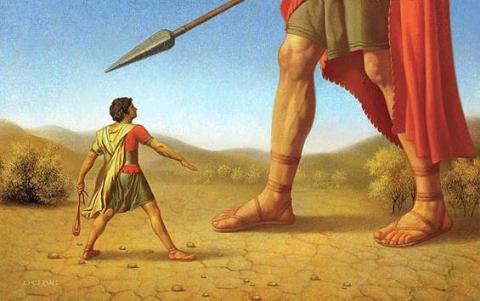 David and Goliath