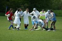 Action from The Desmond Dribble 2010