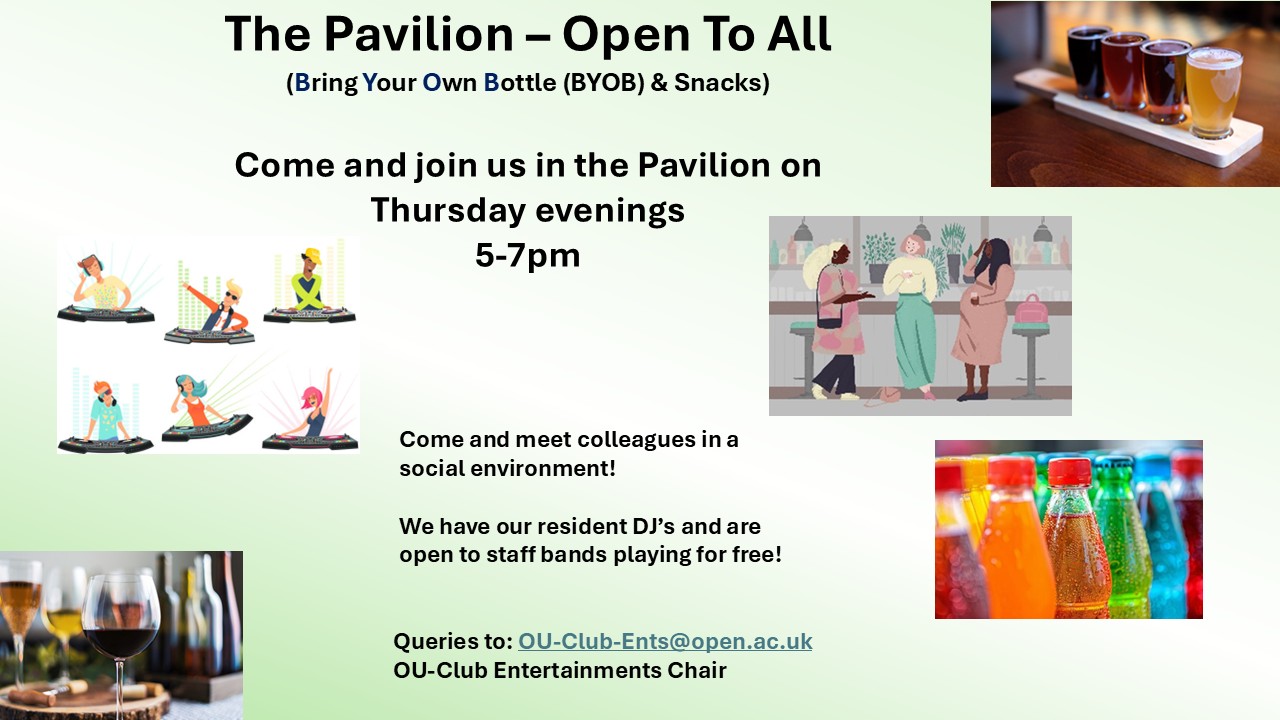 Poster containing people and drinks