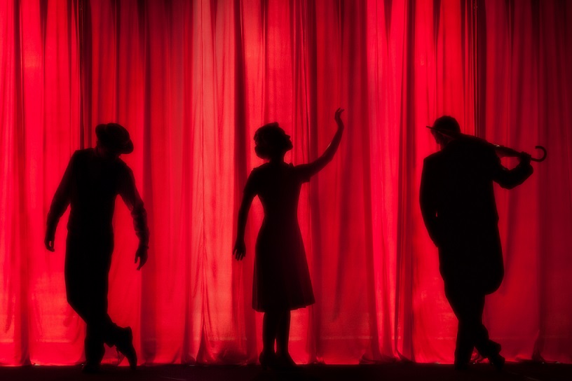 Actors on stage