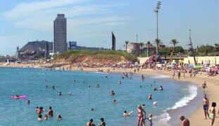 Barcelona beach