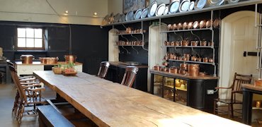 Holkham Hall kitchen