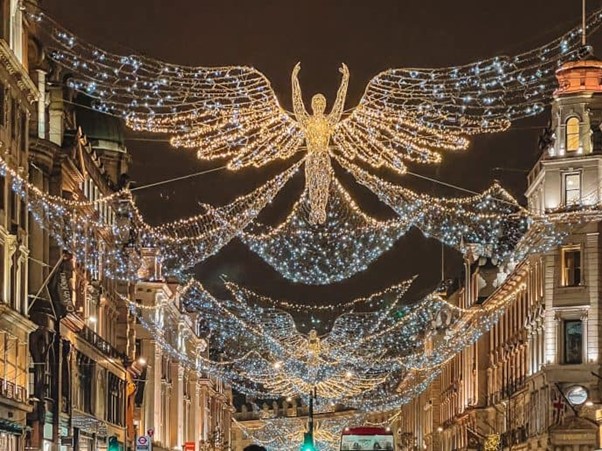 Christmas lights in London