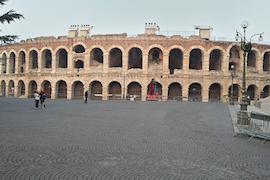 The colloseum in Verona