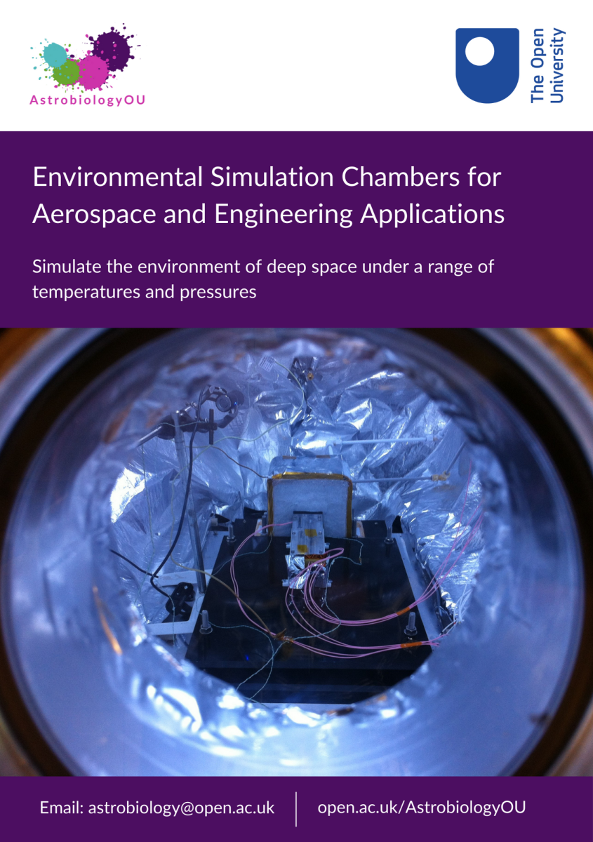 Environmental Simulation Chambers for Aerospace and Engineering Applications Flyer Cover