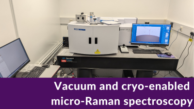 Vacuum and cryo-enabled micro-Raman spectroscopy