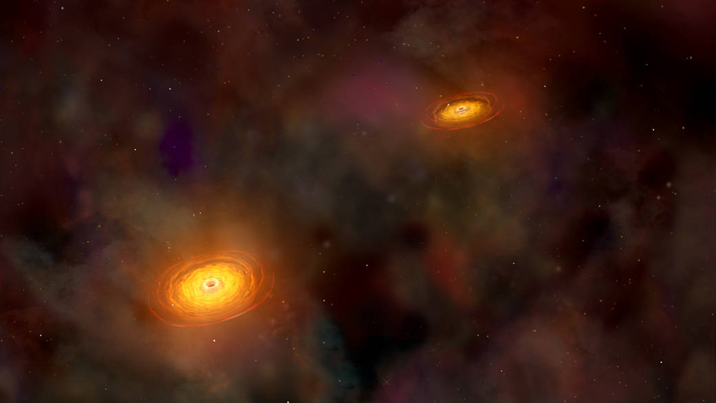 Supermassive black hole pair