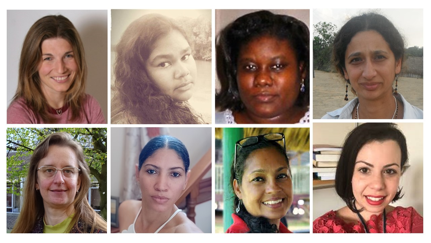 Images of eight female project leaders