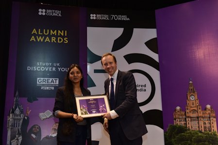 I was nominated for British Council’s UK Alumni Award (2018)