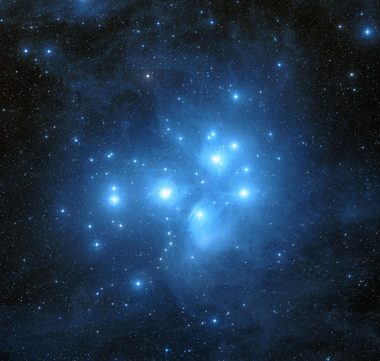 The Pleiades star cluster 