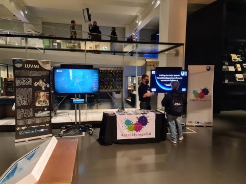 AstrobiologyOU stand at the Science Museum