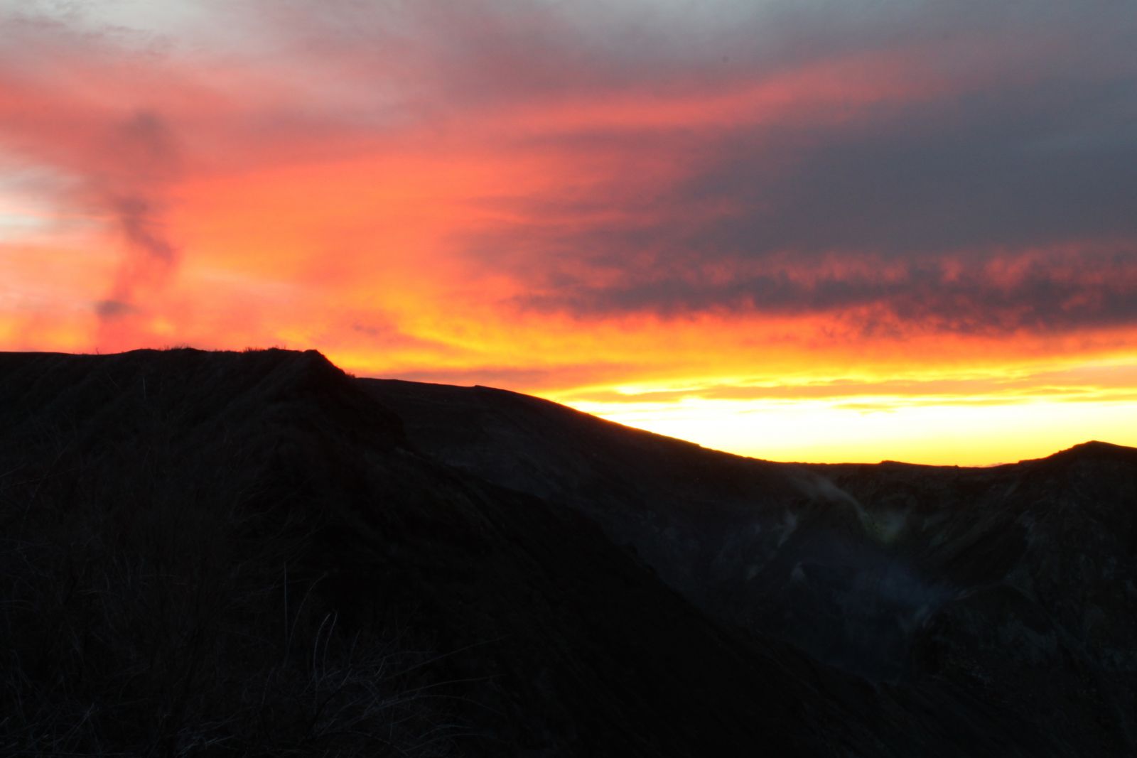 Turrialba at sunset