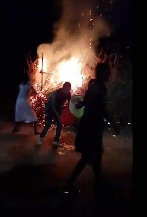 The Firebomb attack in Block 13