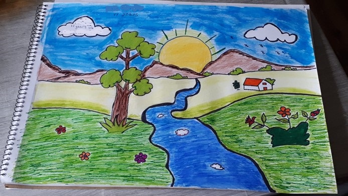 Art Competition: field under the sun