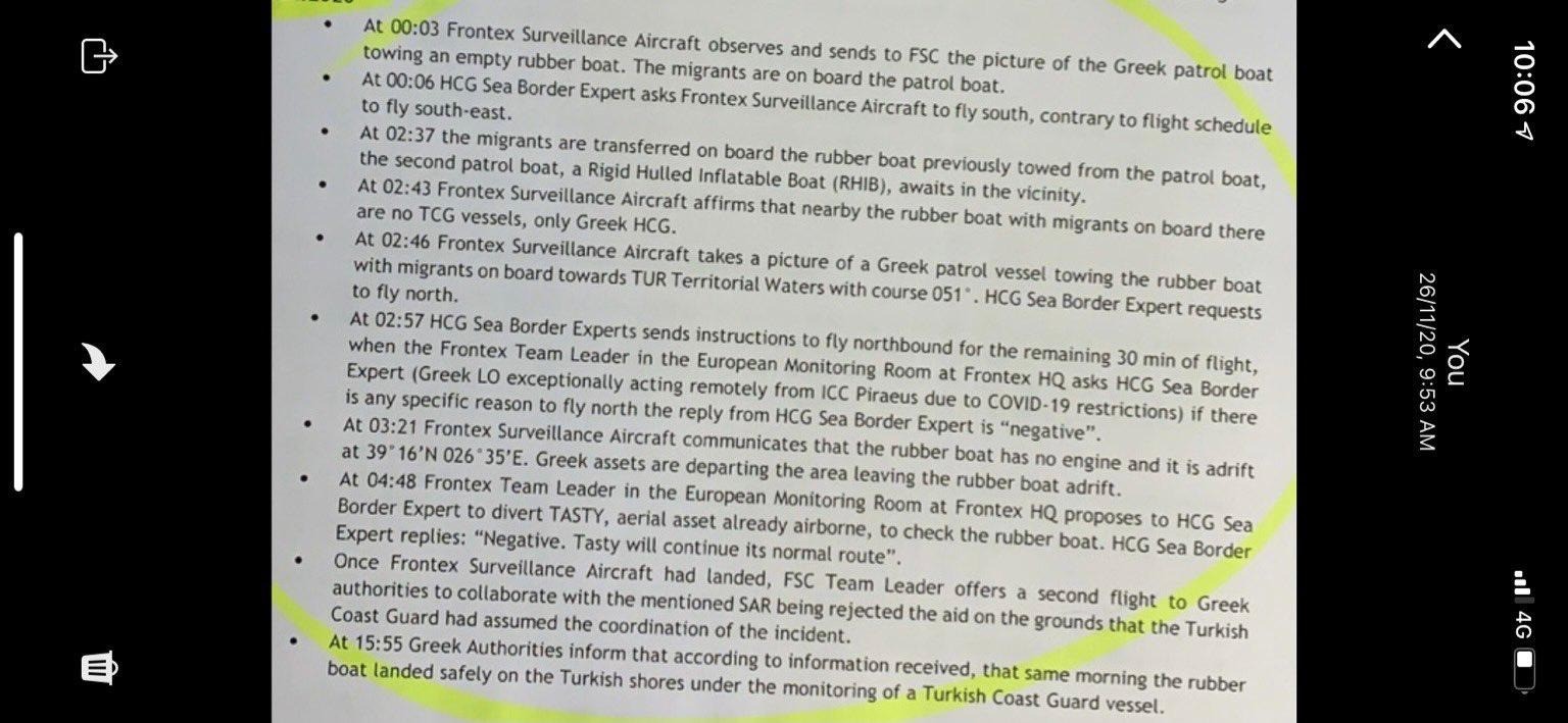 The text record of the Migrants’ Journey