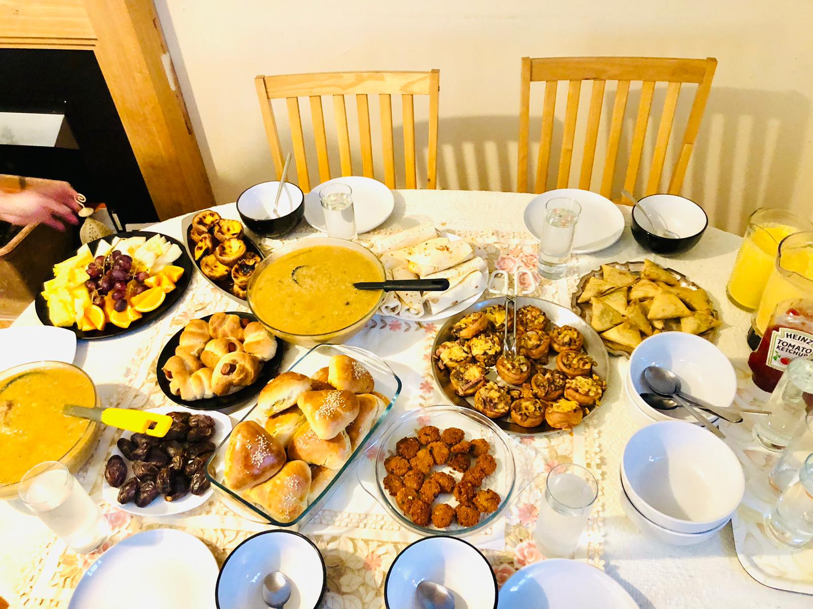 Some tasty homemade food for Iftar