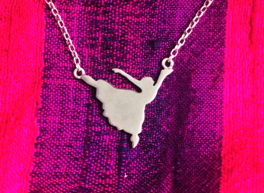 Dancing for Freedom: Silver Pendent designed by Sweeta Durrani