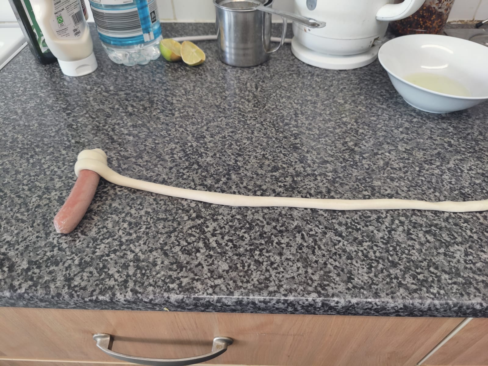 dough for sausage buns