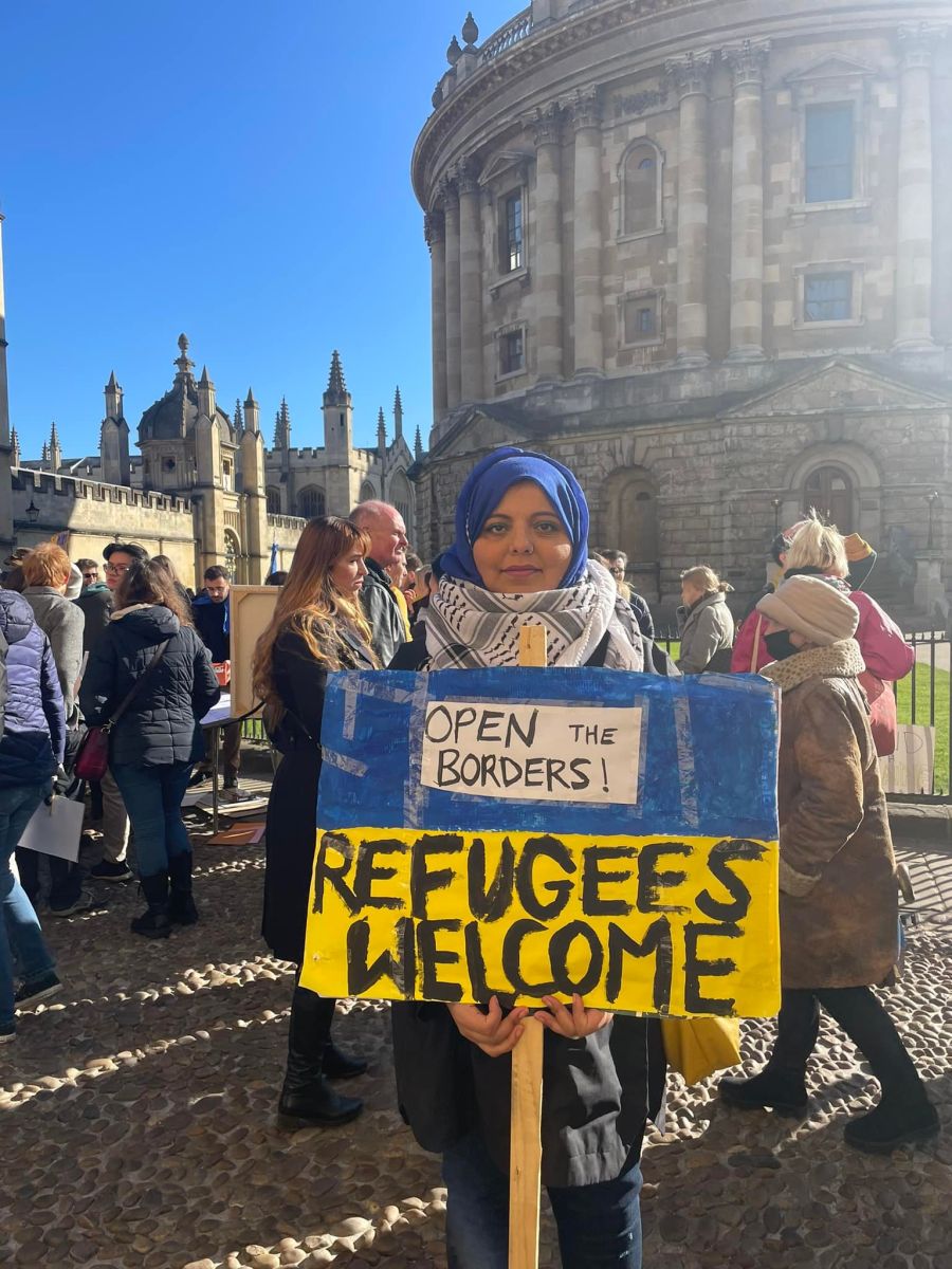 Image taken at Oxford Ukraine Solidarity protest organised by Oxford University Ukraine Society