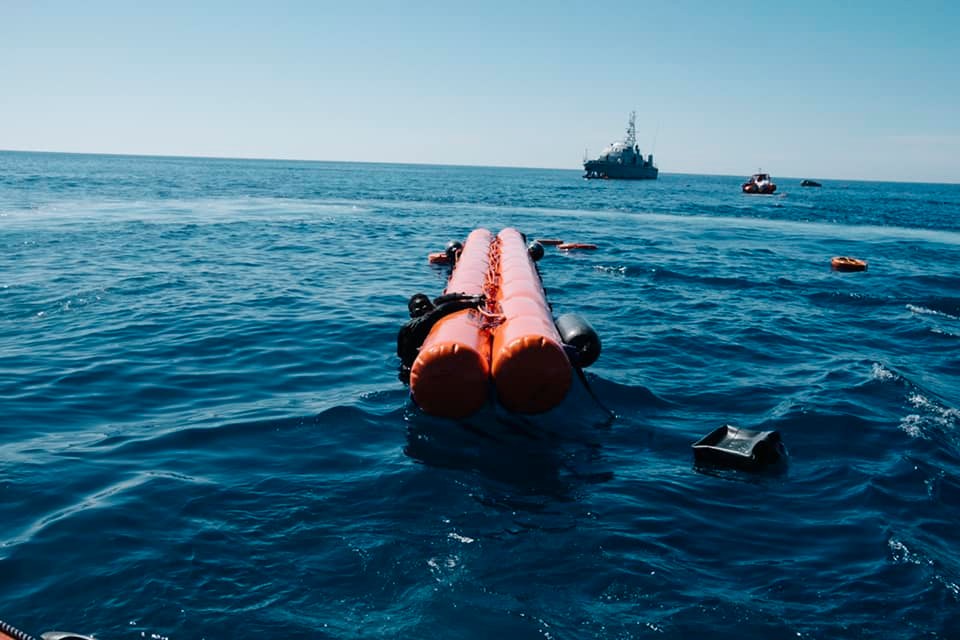 Refugee rescued from sea