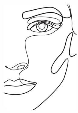 Kids Art Line Drawing