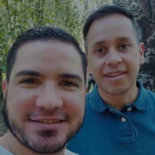 Alejandro and partner in Argentina